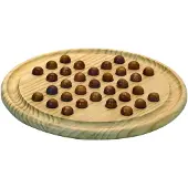 Jeujura Houten Solitaire Spel - Klassiek Strategie Spel voor 3+