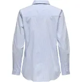 ONLY Blouse 'JDYMio' lichtblauw / wit