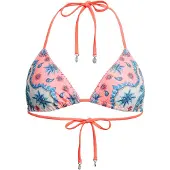 Superdry Dames Triangel bikinitop roze (S), Strandkleding, Gerecycled polyester, Duurzaam W3010397A