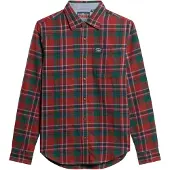 Superdry Overhemd groen / rood