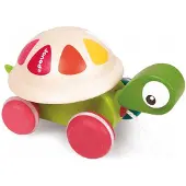 Janod - Zigolos - Houten trekspeelgoed - Schildpad