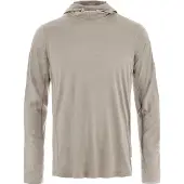 Fjällräven - Abisko Wool Hoodie - Merinoshirt XS, light fossil