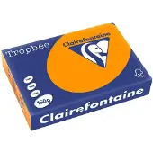 Clairefontaine Gekleurd papier Oranje A4 160 grams (250 vel)