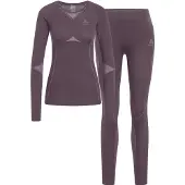 Odlo Fundamentals Performance Warm Lange Mouwen Basislaagset Grijs XS Vrouw