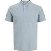 Jack & Jones Shirt 'JJEPAULOS' cyaan blauw / wit