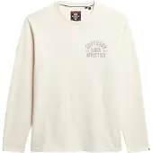 Superdry Shirt 'Athletic Essentials' grijs / natuurwit