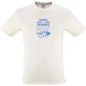 Millet T-Shirt Compagnie Des Guides Chamonix Logo Beige Homme