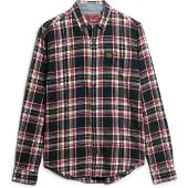 Superdry Overhemd crème / marine / donkerrood