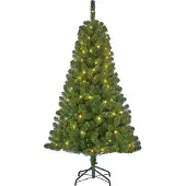 Black Box Trees Black Box kunstkerstboom Charlton met 80 lampjes warm wit D 76 H 120 cm