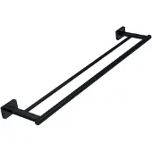 Novaservis Ferro Greta - Handdoekhouder, lengte 60 cm, mat zwart AGR10BL