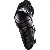 Leatt Dual Axis Zwarte Knie- en Scheenbeschermers Maat 2XL