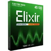 Elixir 14777 Bass Stainless Steel Nanoweb 5-String Light 45-130