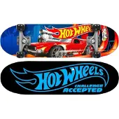 Hot Wheels - Skateboard - Dubbele Kick - 71 x 20 cm