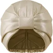 GLOV Satin Slaapmuts, Champagnekleur