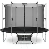Jump Hero Trampoline Aero met binnennet 366 cm 12FT zwart