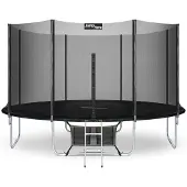 Jump Hero Tuintrampoline met outdoor net 427cm 14FT zwart