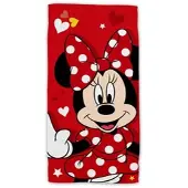 Minnie mouse Disney Strandlaken Hearts - 70 x 140 cm - Katoen