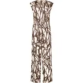 Cartoon Jumpsuit crème / chocoladebruin