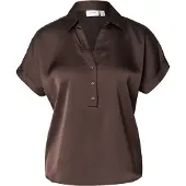 Vila Blouse 'VIENNA RAVENNA' chocoladebruin