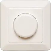 Ehmann T46.03 Dimmer (inbouw) Geschikt voor lampen: LED-lamp, Spaarlamp, Gloeilamp, Halogeenlamp Wit
