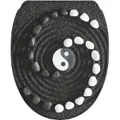 Sanilo Toiletzitting Yin yang met softclosemechanisme, bxl: 37,7x 42,0 - 47,0 cm