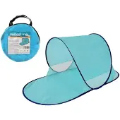 Teddies strandzeil met UV-bescherming 30, ovaal, blauw