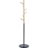 Molecule Kapstok Viola mat zwart - beukenhout en metaal - 172 cm