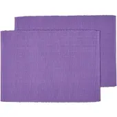 Homescapes placemat paars set van 2 – 100% katoen, 33x50 cm