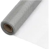 vidaXL Gaas 100x2000 cm roestvrij staal zilverkleurig