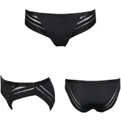 Lisca Zwarte modieuze slip Alegra | Maat 40