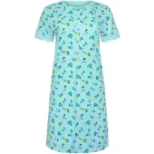Lisca Nachthemd Bloomy | Maat: S | Kleur: Blauw