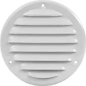 Europlast Metalen ventilatierooster rond Ø 200mm wit - MR200 - RAL9016