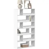 vidaXL Boekenkast 100x33x187,5 cm bewerkt hout wit