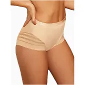 Lisca Beige hoge panty slip Alegra | Maat 50