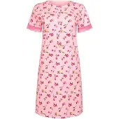 Lisca Nachthemd Bloomy | Maat: S | Kleur: Roze