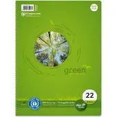 Ursus Style Collegeblok A4 Geruit Spiraal gebonden Geperforeerd 160 Pagina's 80 Vellen