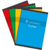 Conquerant 100104079 schrijfblok & schrift A4 96 vel Rood, Groen, Geel, Blauw