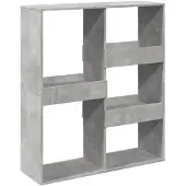 vidaXL Boekenkast / kamerscherm 100x33x115 cm betongrijs