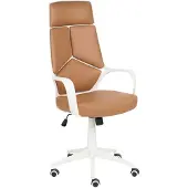 Beliani DELIGHT - Bureaustoel - Zandbeige - Kunstleer