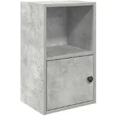 vidaXL Boekenkast 31x24x52 cm bewerkt hout betongrijs