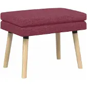 vidaXL Dubbel-laags bank Wijnrood 60 x 40 x 46 cm Stof