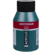 Amsterdam Acrylverf - Phtalogroen 675 - - 1000ml