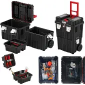 Kistenberg - Mobile Gereedschapskoffer / Sorteerdoos op wielen - 450 x 360 x 640 mm