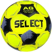 Select X-Turf V26 Voetbal Maat 4 Geel Zwart Lichtpaars
