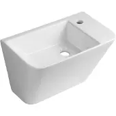 Sapho Primo Keramische wastafel 50x28cm, wit