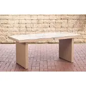 CLP Avignon Tuintafel - 1,25 mm Poly rotan zand 180 cm
