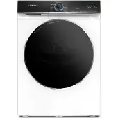 Siemens WR47B2C40, Vrijstaand, Voorbelading, Warmtepomp, Wit, Draaiknop, Touch, Rechts