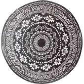 Homescapes Motif rond buitenkleed – weerbestendig & omkeerbaar – Ø180 cm