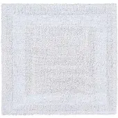 Homescapes douchemat wit 50x50 cm gemaakt van 100% katoen