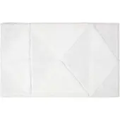 Homescapes badmat geometrisch patroon - badmat wit, 50 x 80 cm
